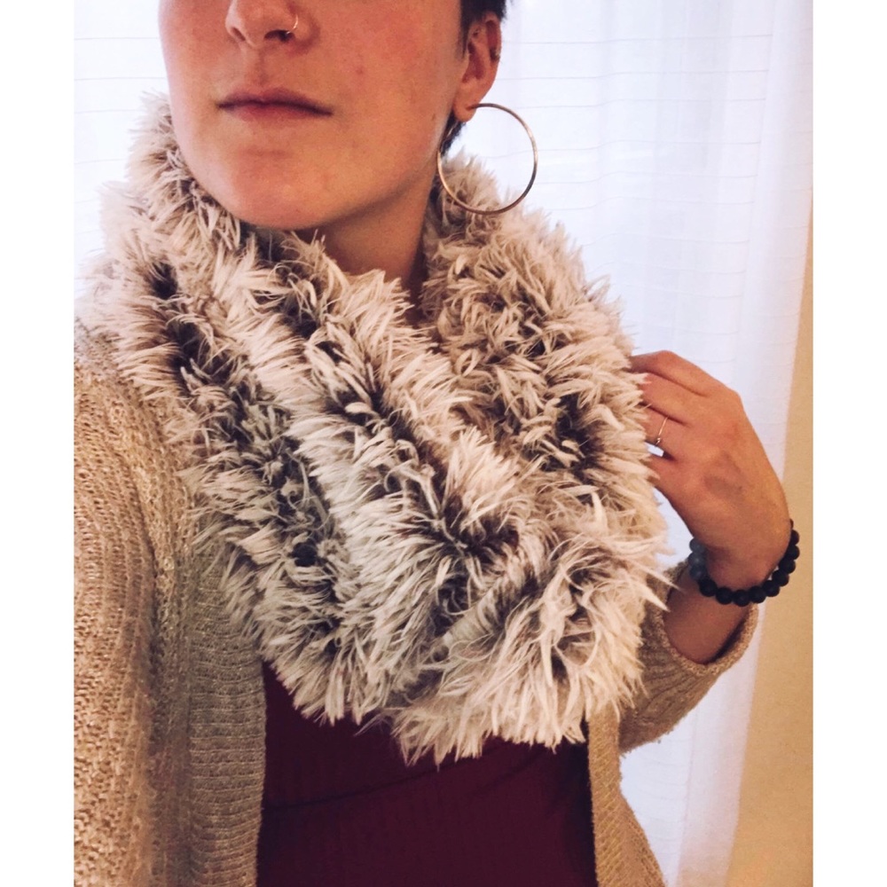 Textured Infinity Scarf
